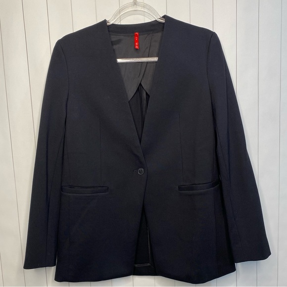 SPANX Black The Perfect Collarless Oversized Blazer Business Professional Small - Picture 4 of 6